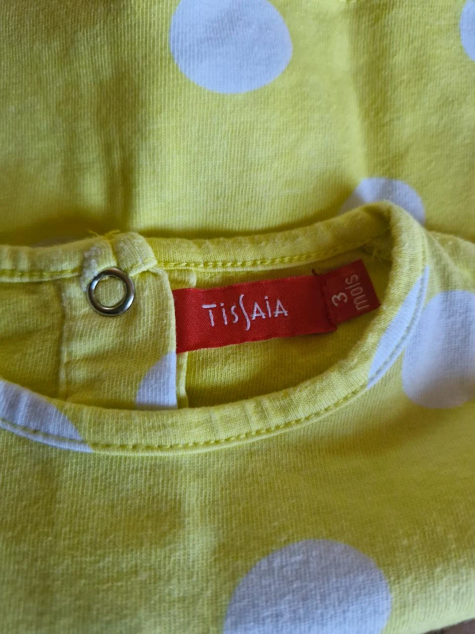 T-shirt de manga longa com bolinhas para bebê menina - Tamanho 3 meses – photo 2